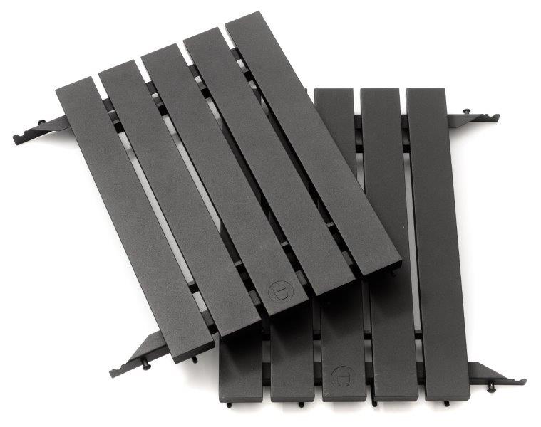 Kamado Joe Aluminum side shelves from top
