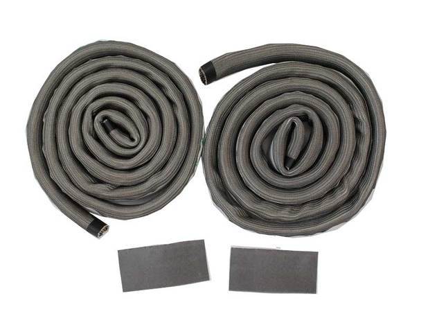 Wire Mesh Gasket Kit with 2 gasket rolls and connecting patches.